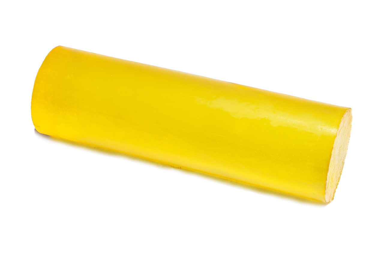 Полиуретан стержень Ф 150 мм L=500 мм, ~11,5 кг, жёлтый Китай